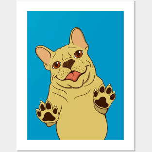 Happy Bulldog Posters and Art